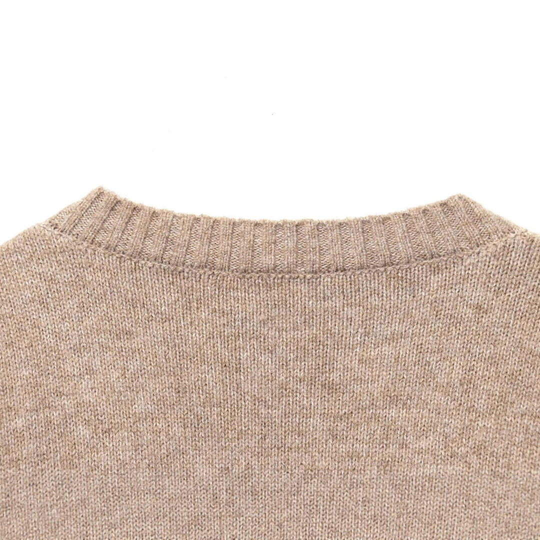 Damen gemütlicher V-Ausschnitt Pullover EB