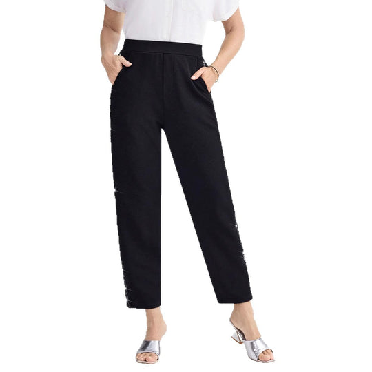 Damen Elegante und bequeme Hose mit seitlichen Taschen EB