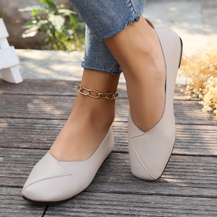 Damen Ballerinas mit elegantem Kreuz-Design und komfortabler Innensohle EB