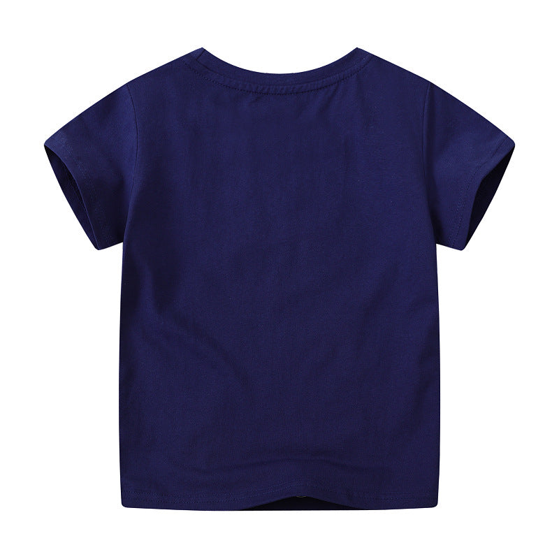 Jungen T-Shirt mit kreativem Weltraummotiv EB