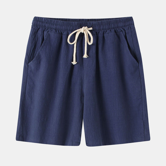 Herren Bermuda-Shorts mit elastischem Bund und seitlichen Taschen EB