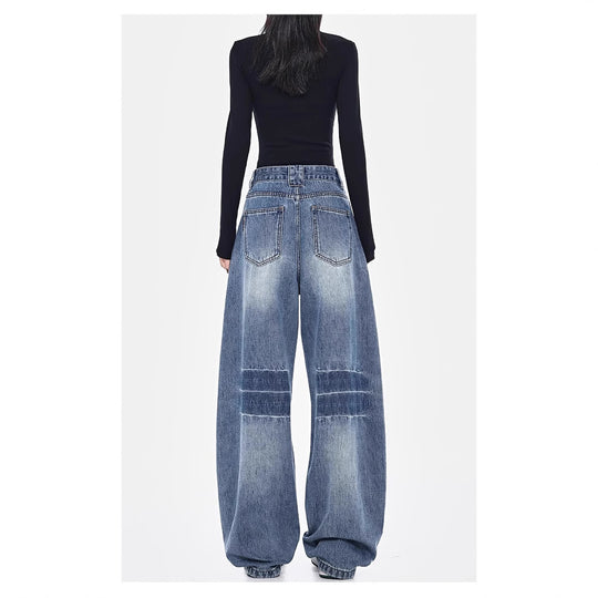 Damen Oversize Jeanshose EB
