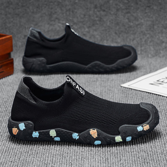 Herren Elastische Freizeitschuhe mit rutschfester Sohle und atmungsaktivem Obermaterial EB