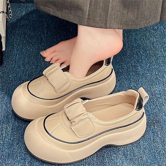 Damen Komfortable Slip-On Sneakers mit modischem Design und stabiler Sohle EB