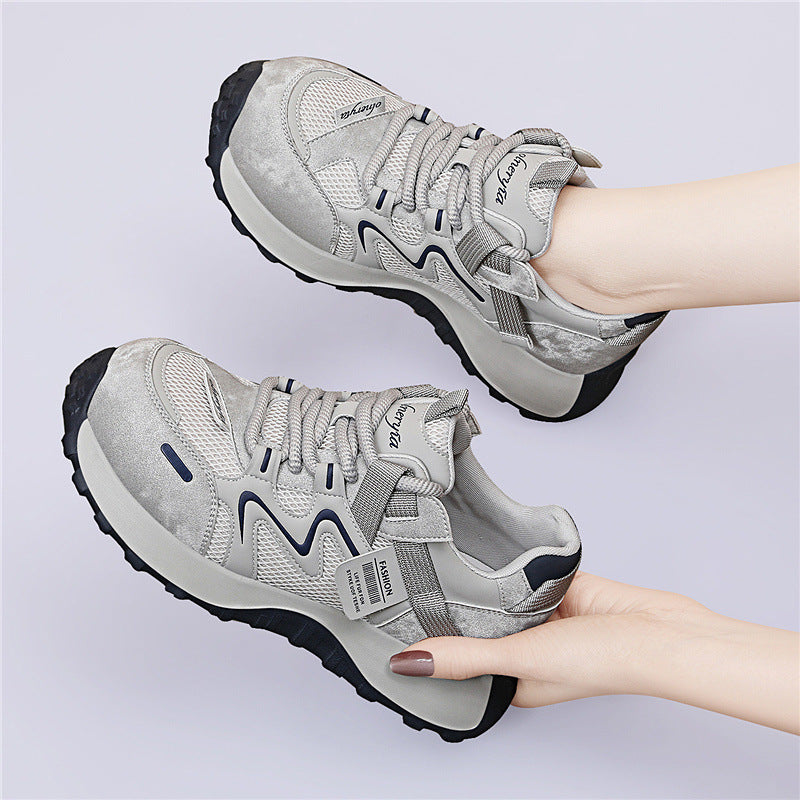 Damen Lauf- und Freizeitsneaker mit atmungsaktivem Obermaterial und rutschfester Sohle EB
