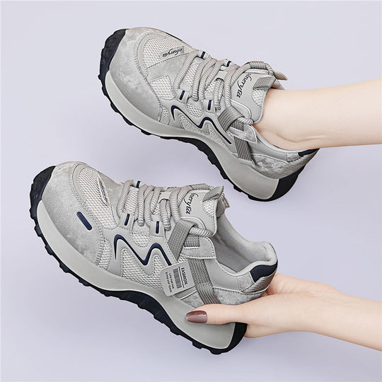Damen Lauf- und Freizeitsneaker mit atmungsaktivem Obermaterial und rutschfester Sohle EB