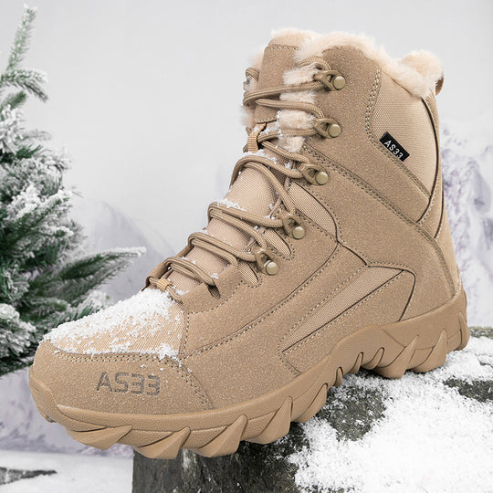Herren isolierte Winterstiefel mit rutschfester Sohle und warmem Innenfutter EB