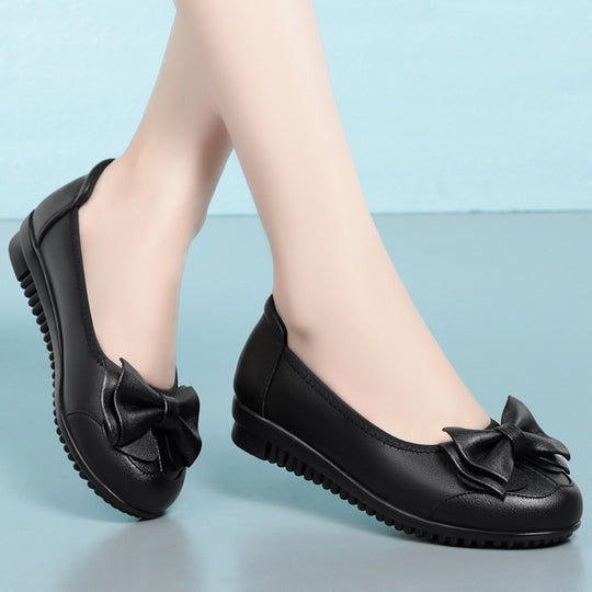Damen Ballerinas mit dekorativem Schleifen-Detail und komfortablem Fußbett EB
