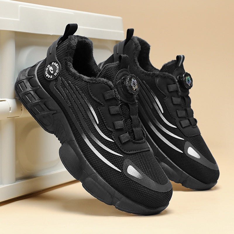 Herren Sportliche Sneakers mit innovativem Schnürsystem und isolierter Innensohle EB