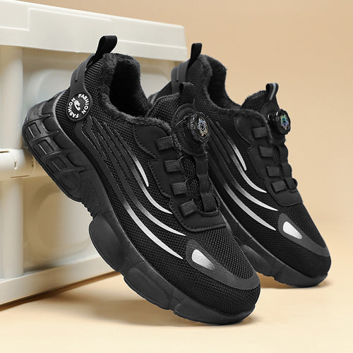 Herren Sportliche Sneakers mit innovativem Schnürsystem und isolierter Innensohle EB