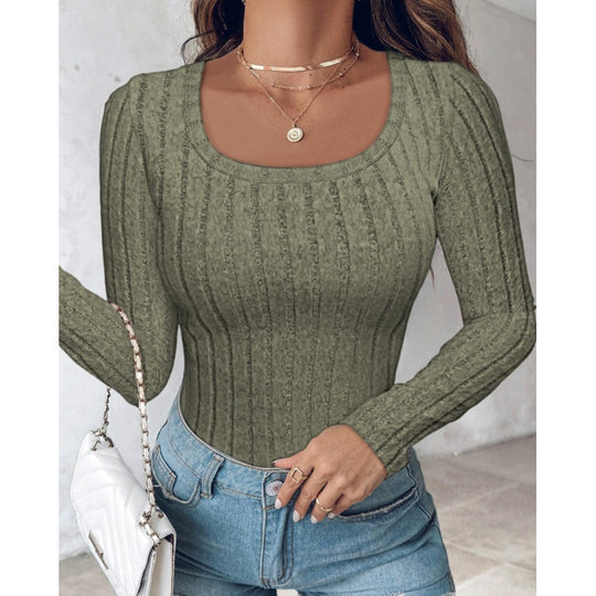Damen Langarmshirt mit strukturiertem Design EB