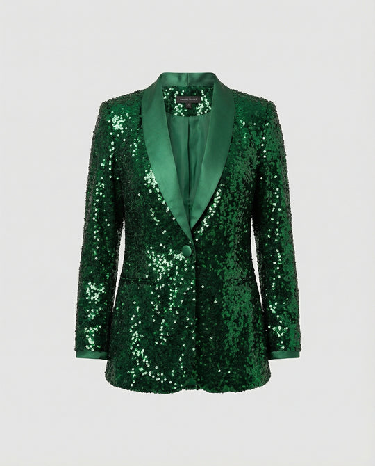 Damen Glitzernder Blazer EB