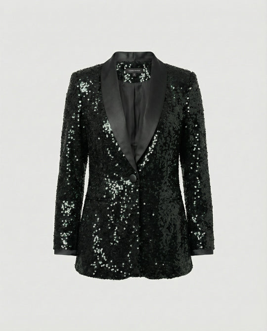 Damen Glitzernder Blazer EB