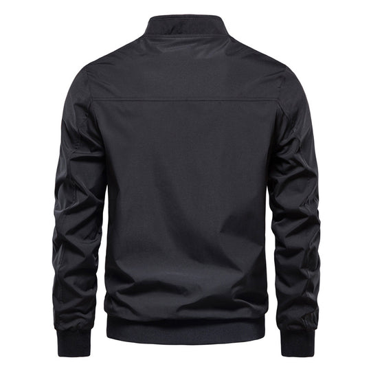 Herren leichte Flugjacke mit praktischen Taschen und Reißverschluss EB