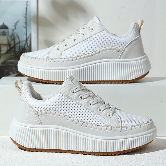 Damen Sportliche Sneakers mit komfortabler dämpfender Sohle und atmungsaktiver Obermaterialstruktur EB