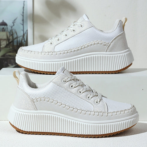 Damen Sportliche Sneakers mit komfortabler dämpfender Sohle und atmungsaktiver Obermaterialstruktur EB