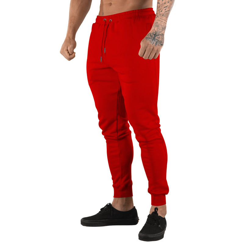 Herren Slim-Tapered Sweat-Jogger mit elastischem Tunnelzugbund & gerippten Knöchelbündchen EB