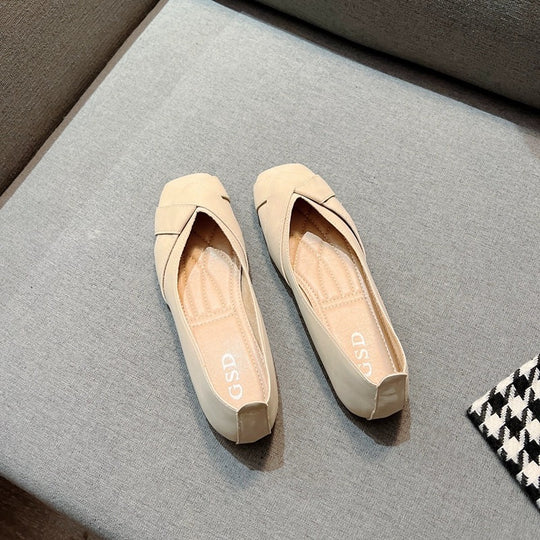 Damen Ballerinas mit elegantem Kreuzband-Design EB