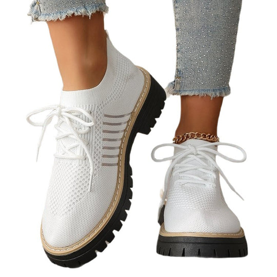 Damen Atmungsaktive und bequeme Sneaker mit auffälliger Sohle EB