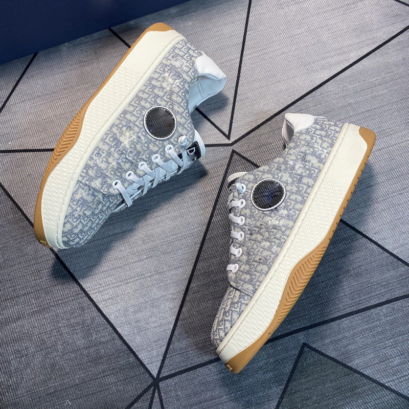 Damen modische Sneaker mit innovativem Gewebemuster und rutschfester Sohle EB