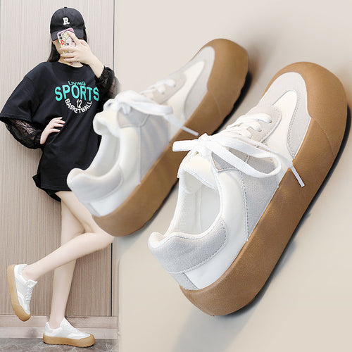 Damen modische Sneakers mit rutschfester Sohle und atmungsaktiver Mesh-Oberfläche EB