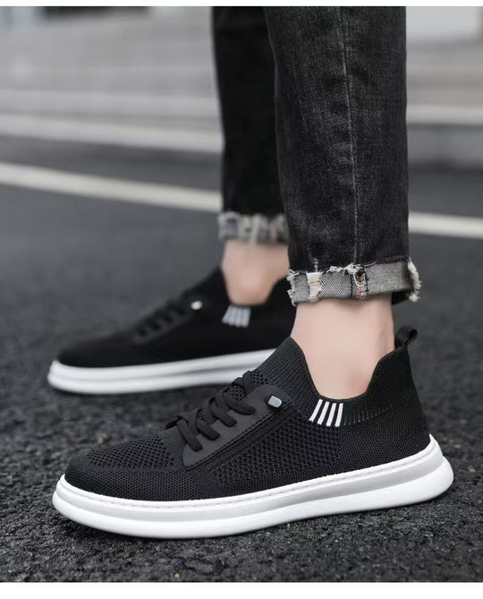 Damen Atmungsaktive Sport Sneakers mit originellem Zipper-Design EB