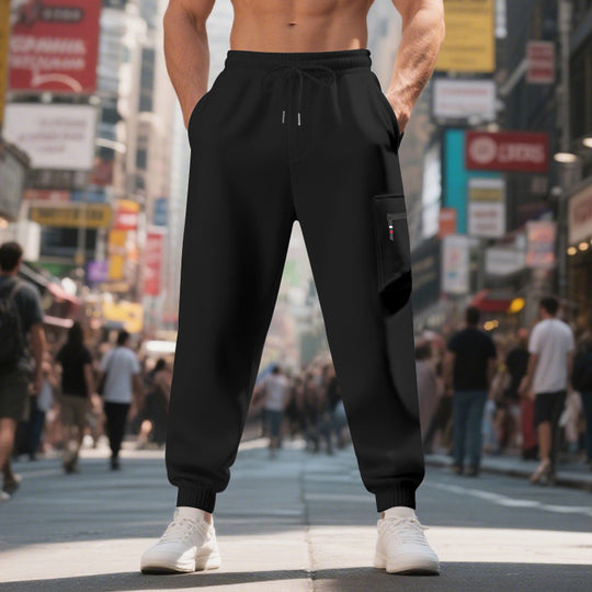 Herren Freizeithose mit elastischem Bund und praktischen Seitentaschen EB