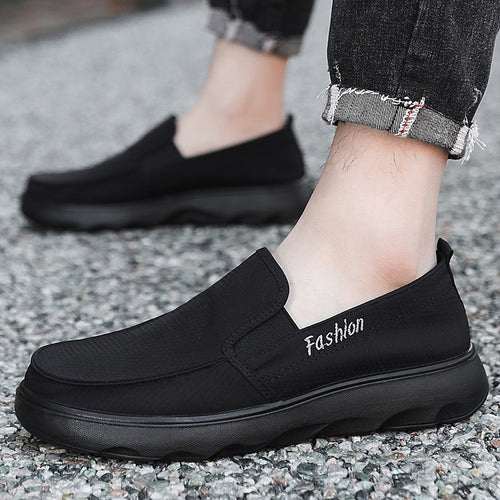 Damen Bequeme Slip-On Schuhe mit atmungsaktiver Oberfläche EB