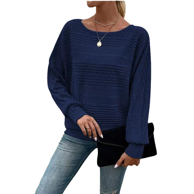 Damen Pullover mit strukturiertem Muster EB