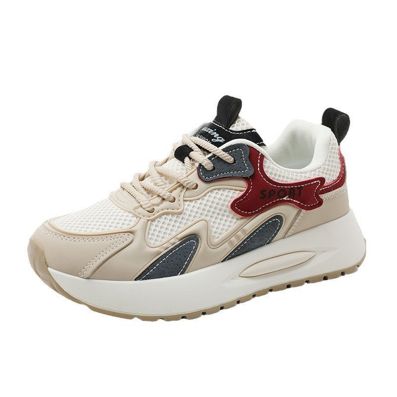 Damen Sportliche Sneaker mit atmungsaktivem Mesh-Obermaterial und dämpfender Laufsohle EB