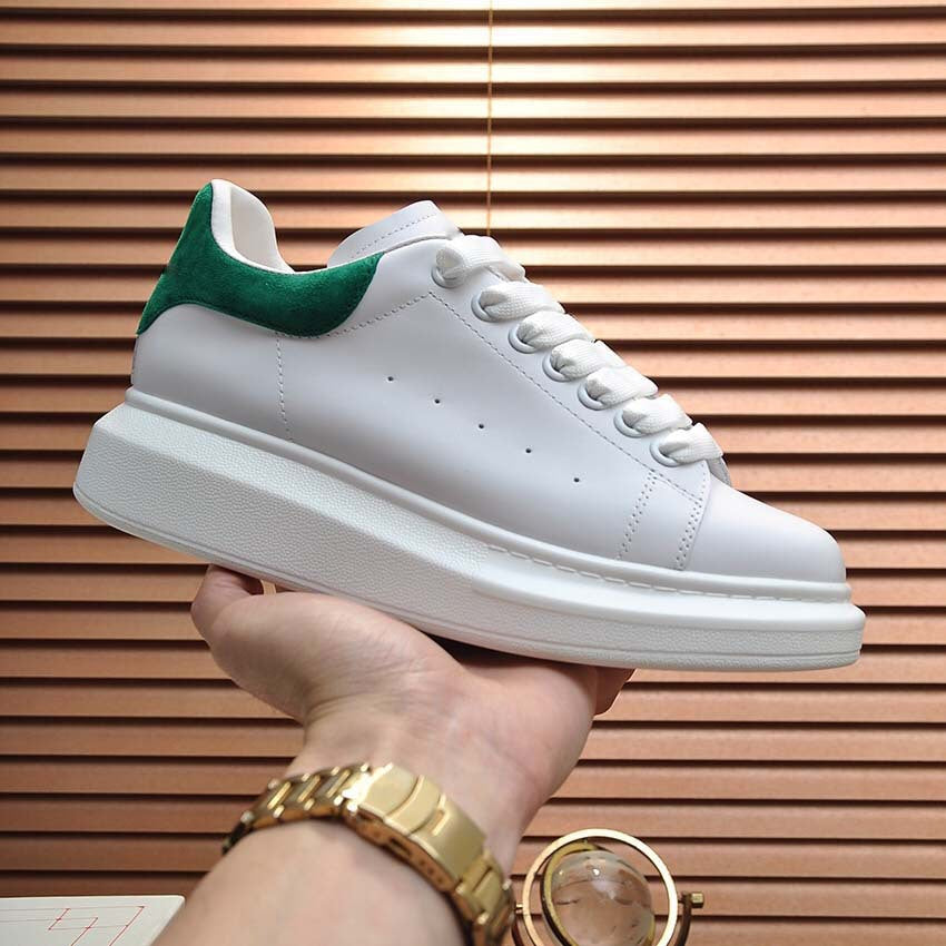 Damen Modische Sneakers mit hochwertiger Lederstruktur und bequemer Dämpfung EB