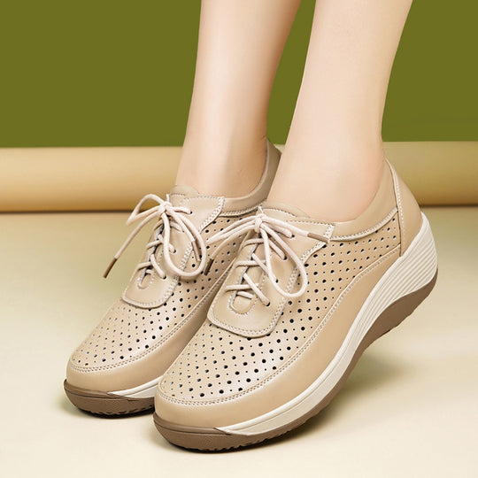 Damen Atmungsaktive Sneaker mit perforiertem Obermaterial und ergonomischem Fußbett EB