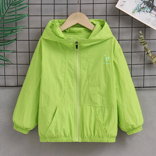 Damen nan ultraleichte Windbreaker Jacke mit Kapuze und elastischen Bündchen R&B