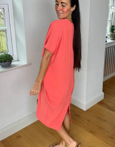 Damen Übergröße Sommerkleid EB