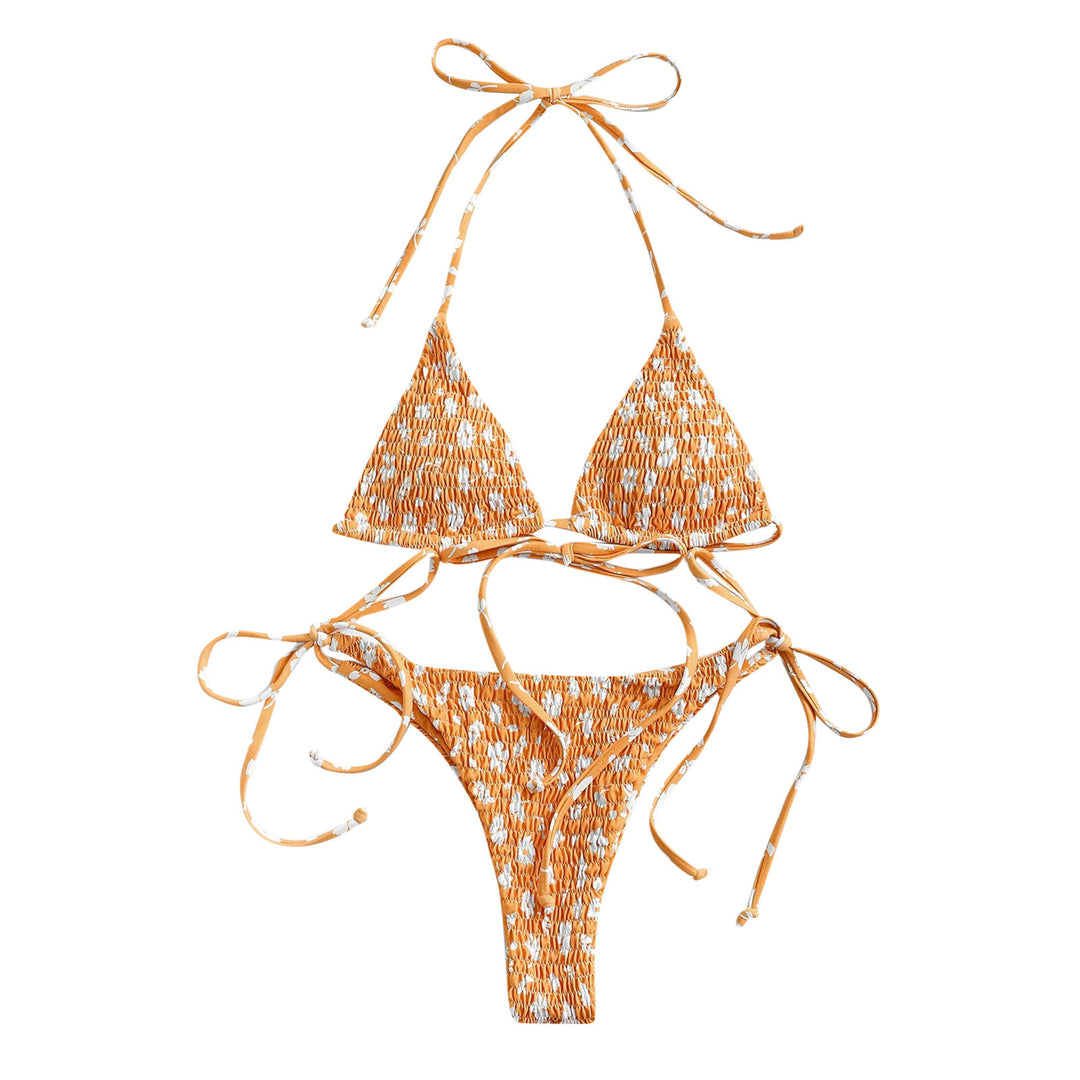 Damen Bikiniset mit verspieltem Rüschen-Design EB