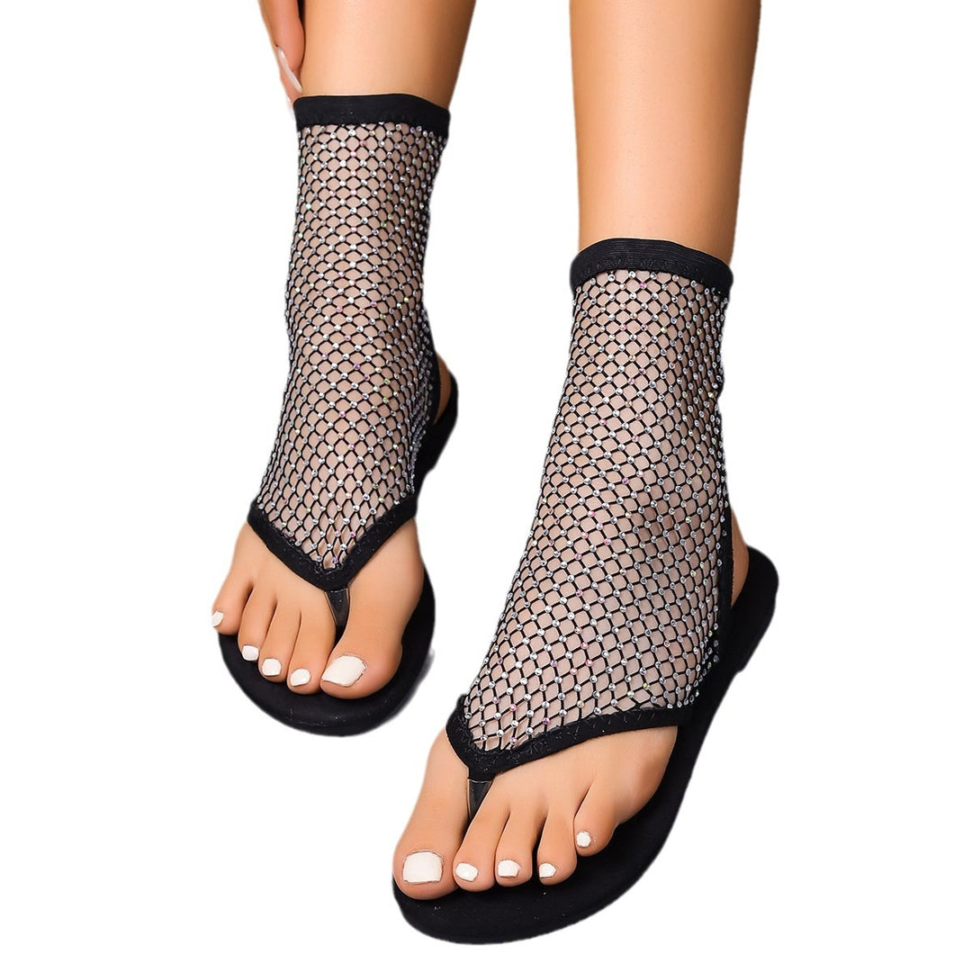 Damen Bunte Netzsandalen EB