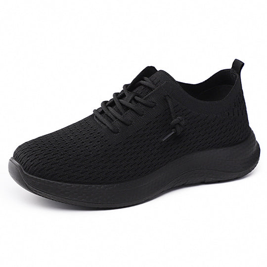 Damen Bequeme und atmungsaktive Laufschuhe mit elastischem Mesh-Obermaterial EB