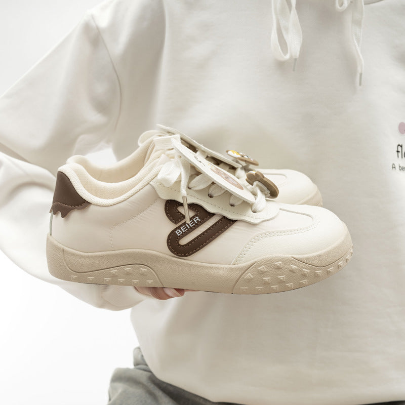 Damen Freizeit Sneakers mit weicher Gummi-Außensohle und atmungsaktivem Obermaterial EB