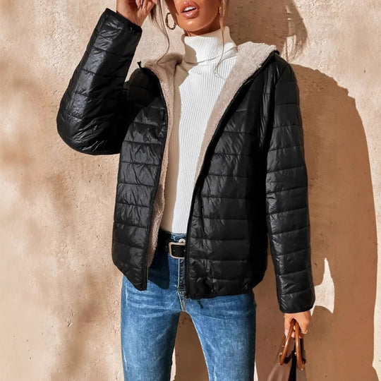Damen gesteppte Winterjacke EB