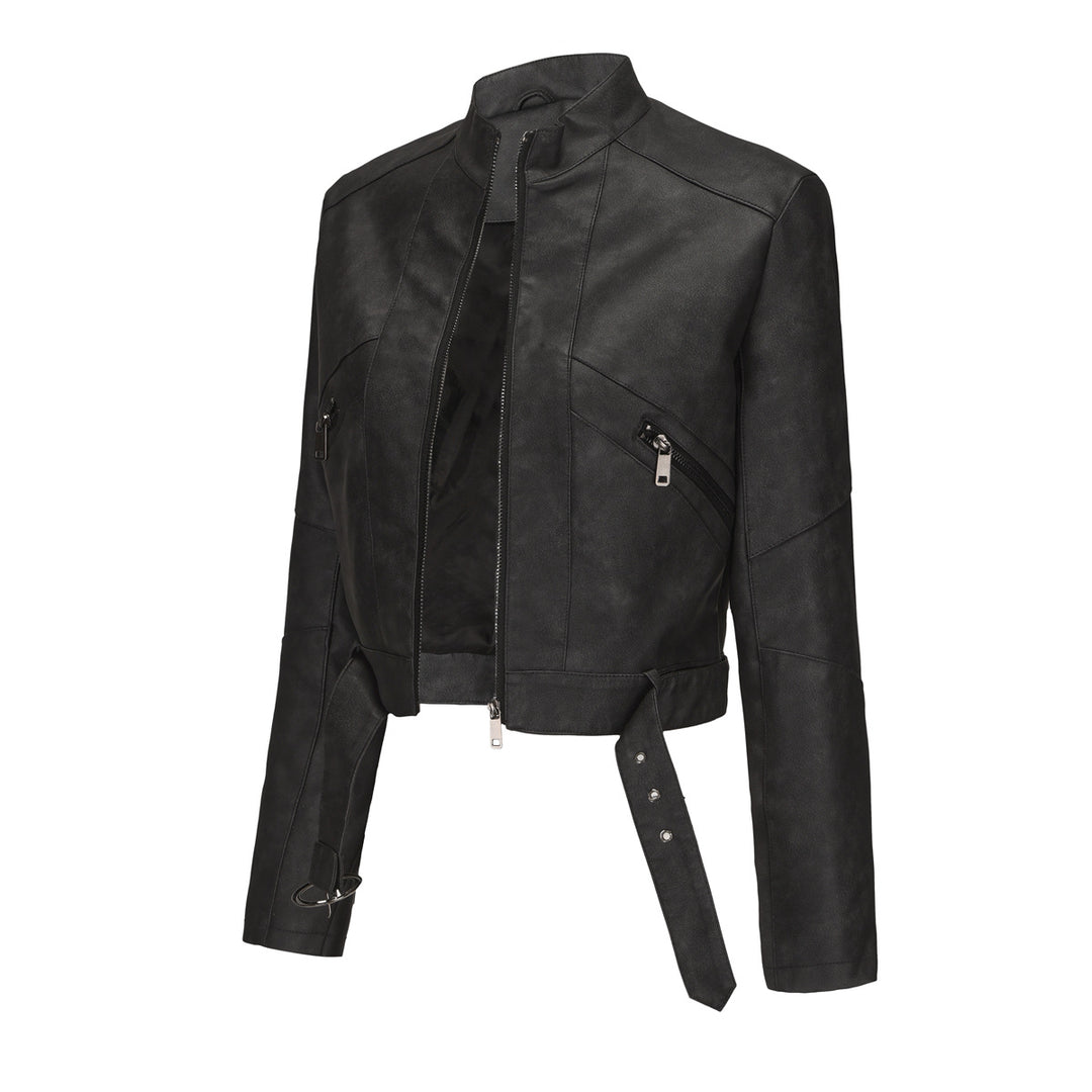 Damen moderne croppedjacke mit stylischem Detail EB