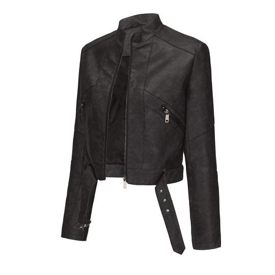 Damen moderne croppedjacke mit stylischem Detail EB