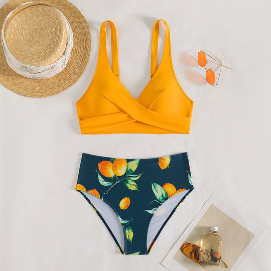 Damen Hochschnitt Bikini-Set EB