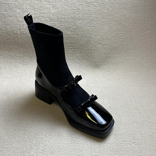 Damen elegante Stiefeletten mit komfortablem Stretchschaft von EB