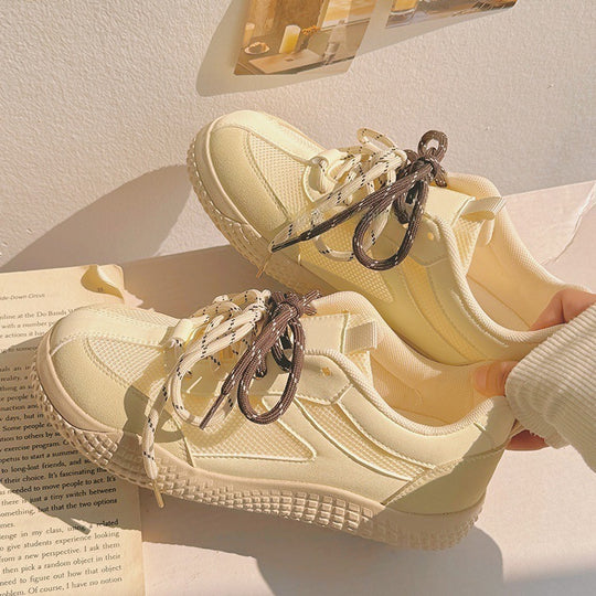Damen Bequeme Sneakers mit atmungsaktivem Obermaterial und dämpfender Sohle EB