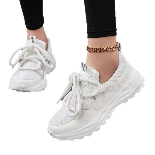 Damen Sportliche Lauf-Sneaker mit atmungsaktivem Mesh und flexiblem Sohlenprofil EB