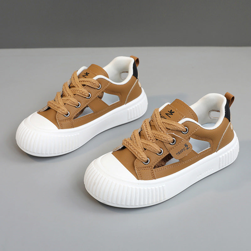 Damen Sportliche Sneaker mit atmungsaktiver Obermaterialstruktur und stoßdämpfender Sohle EB