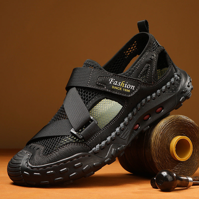 Herren Atmungsaktive Sport-Sandalen mit verstellbarem Riemensystem EB