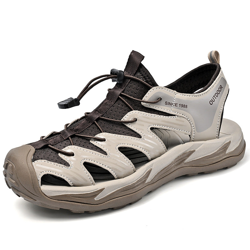 Damen Sportliche Outdoor-Sandalen mit rutschfester Sohle und praktischem Schnellschnürsystem EB