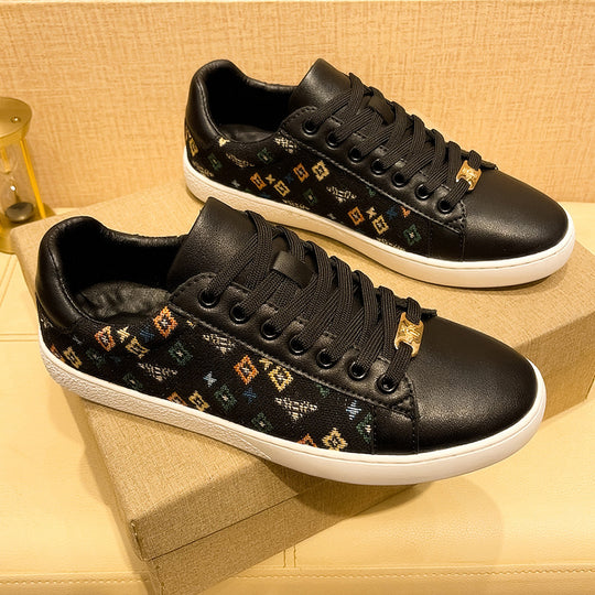 Damen Modische Sneakers mit künstlerischen Mustern und komfortabler Polsterung EB