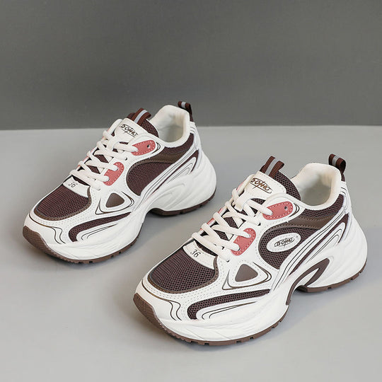 Damen Sportliche Lauf-Sneaker mit atmungsaktiver Mesh-Oberfläche und dämpfendem Fußbett EB